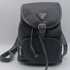 GUESS USA Vintage Backpack Mini Black Packpack